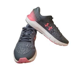 Under Armour Chunky Sneakers 11 Gray Pink School College Campus Techwear Gym